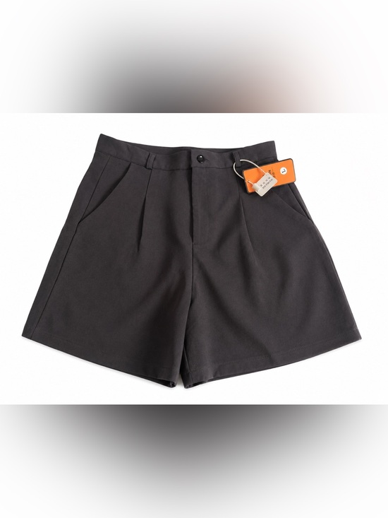 bufan Pants - High Waist  dress Women's Shorts - black